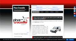 Desktop Screenshot of pince-crocodile.com