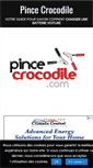 Mobile Screenshot of pince-crocodile.com